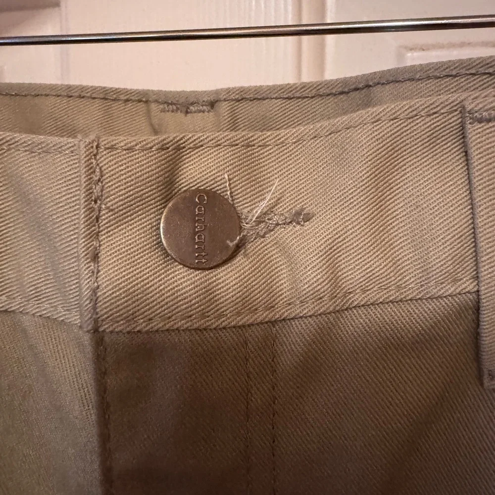 Men's Carhartt khaki Pants 30x30 NWOT
